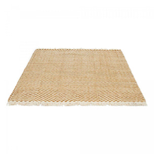 Tapis kilim tissé en laine motif simple DEGU