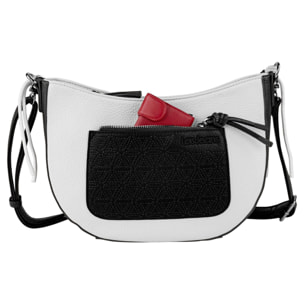 Bolso Bandolera Mujer Lois Shavanna Negro-Blanco
