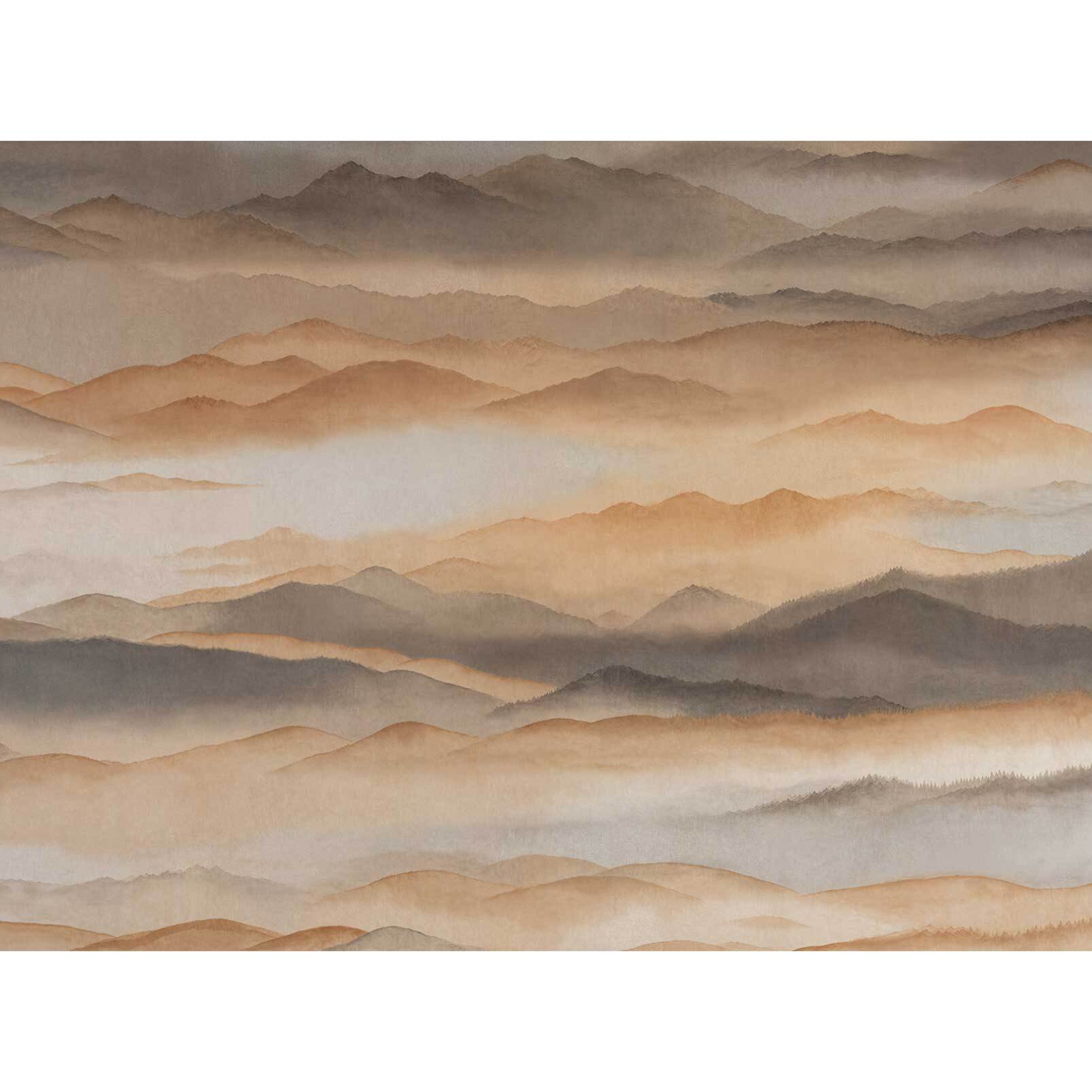 Papier peint Brume Ocrée Intissé