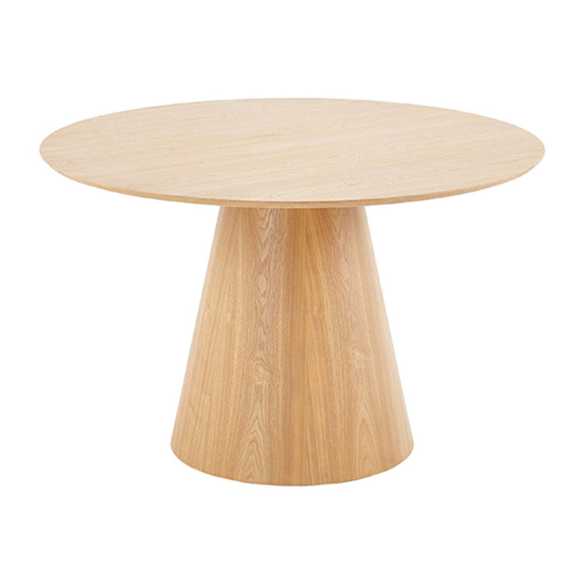 Toledo - table à manger ronde - effet bois - 120 cm - 4 à 6 personnes - Bois