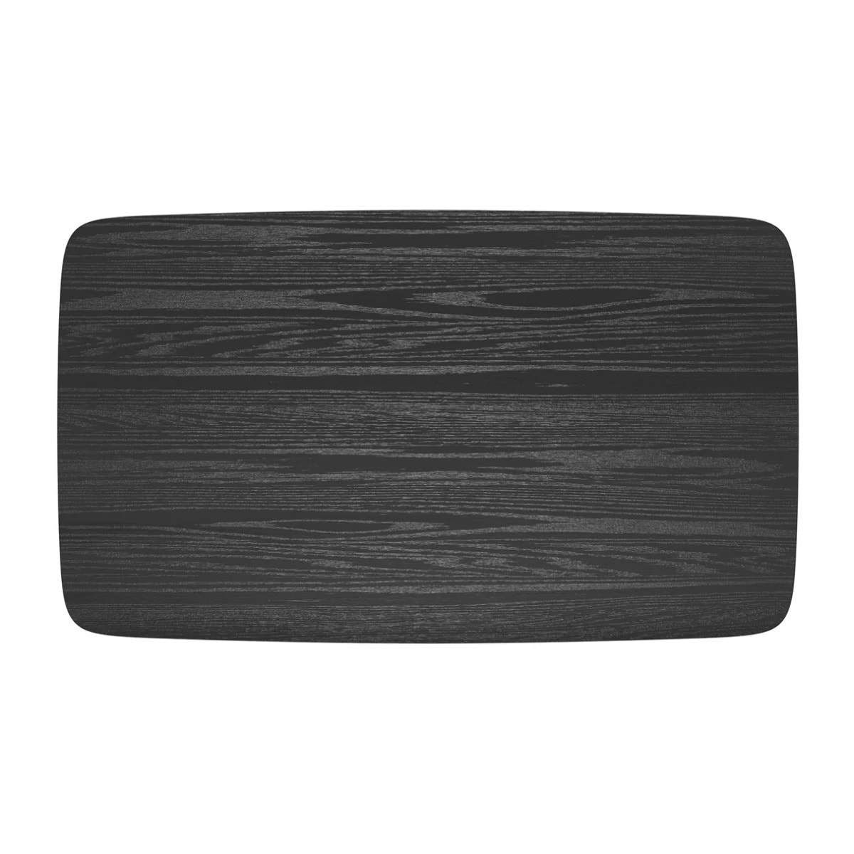 Table rectangulaire 6 personnes en bois noir 150 cm - Oman
