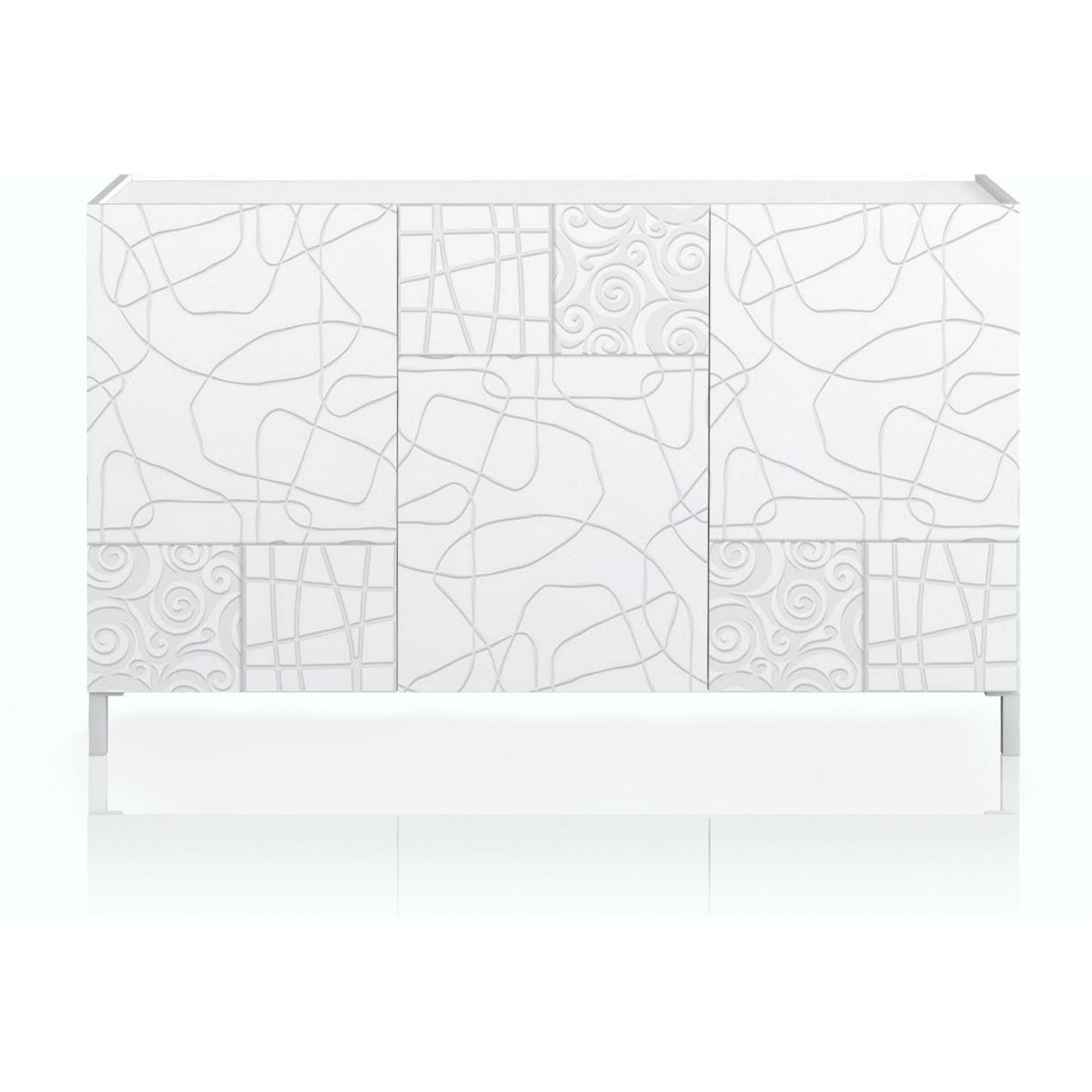 Tomasucci Buffet EDDY GRAPHIC Blanc