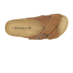 SANDALIA JÁVEA BABUNKERS MARRON