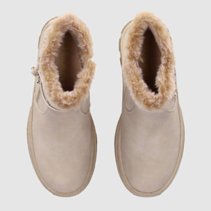 Botines - Beig - Tacón: 5 cm