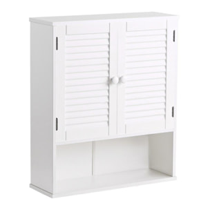 Pensile superiore bagno 60x20x70 cm bianco - Iris