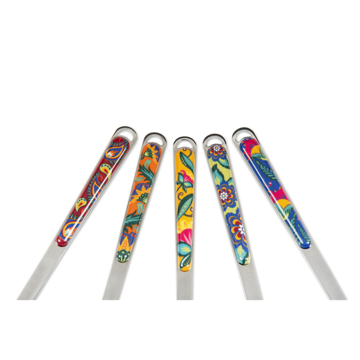 Set 5 Mestoli Excelsa – Gipsy Soul, Nylon e Acciaio Multicolore