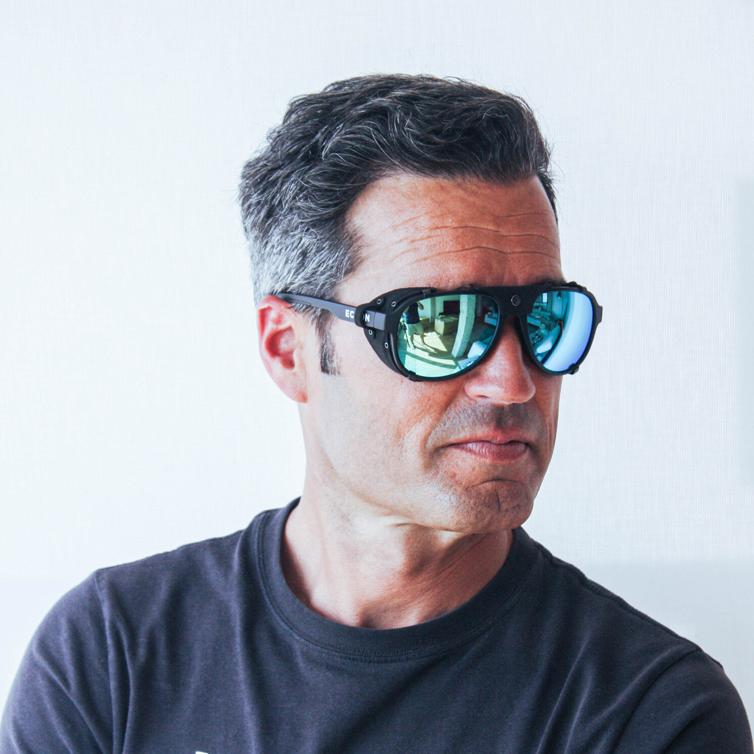 Gafas de sol OCEAN MAUI - montura negra / lentes Revo azules