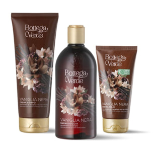 Confezione Vaniglia Nera - Bagnodoccia + Crema mani + Crema corpo