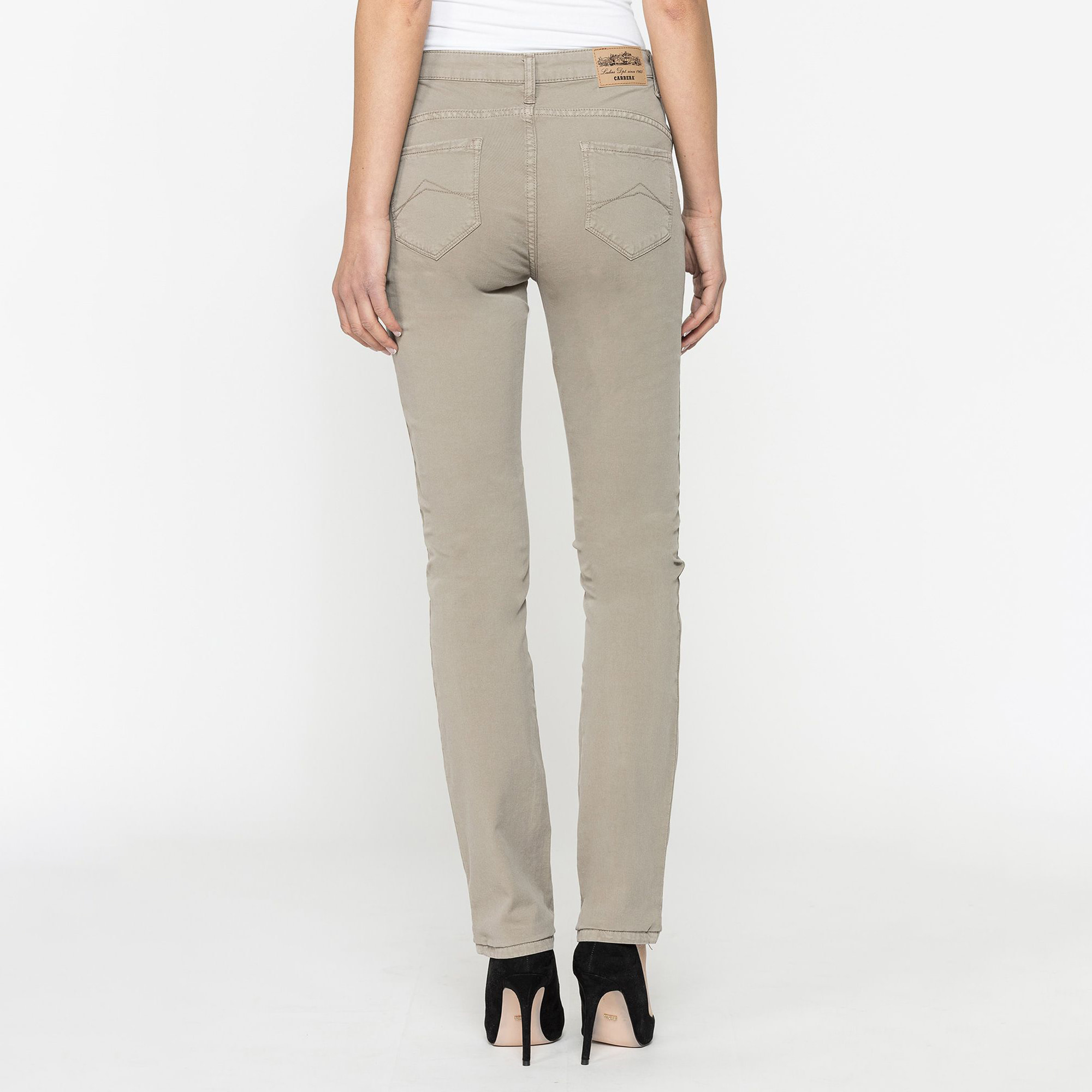 PANTALONE IN GABARDINA MOD.753 . Vita alta e gamba confortevole.