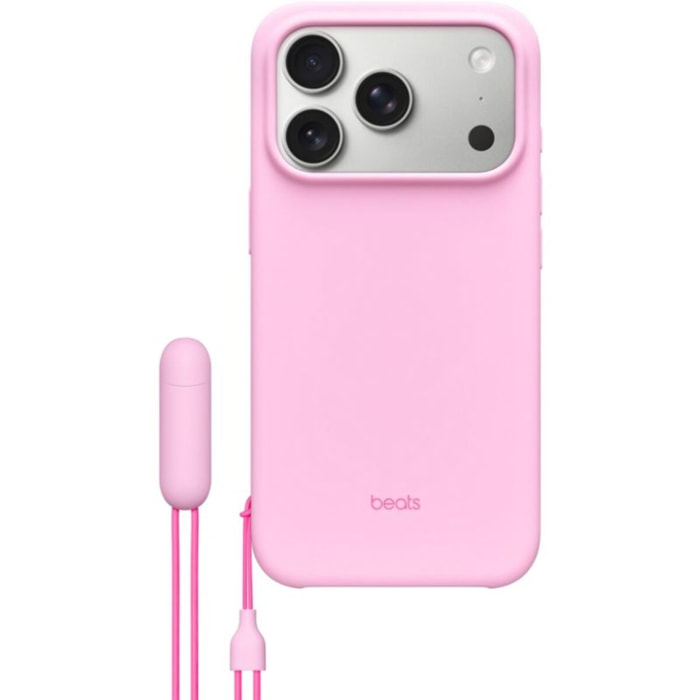 Coque BEATS iPhone 17 Pro Magsafe stand Rose quartz