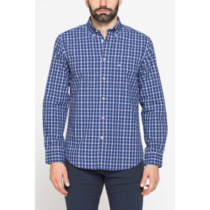 CAMICIA BUTTON-DOWN CON MANICA LUNGA E TASCHINO