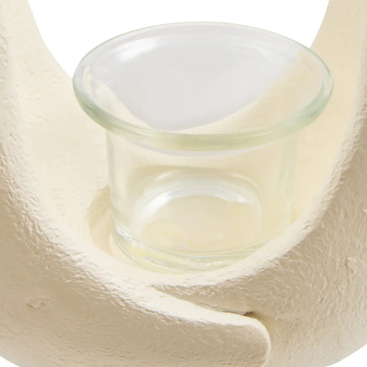 Photophore Mora H.17cm blanc