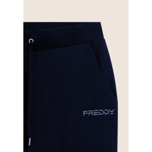 Pantaloni Sportivi con Polsini e Vita in Costina