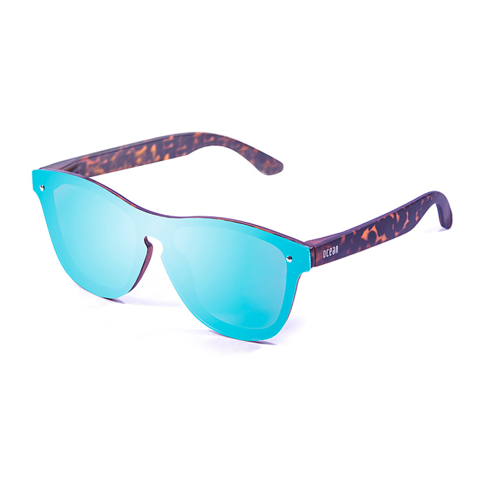 Gafas de sol OCEAN SOCOA - Carey mate / Plana revo azul cielo