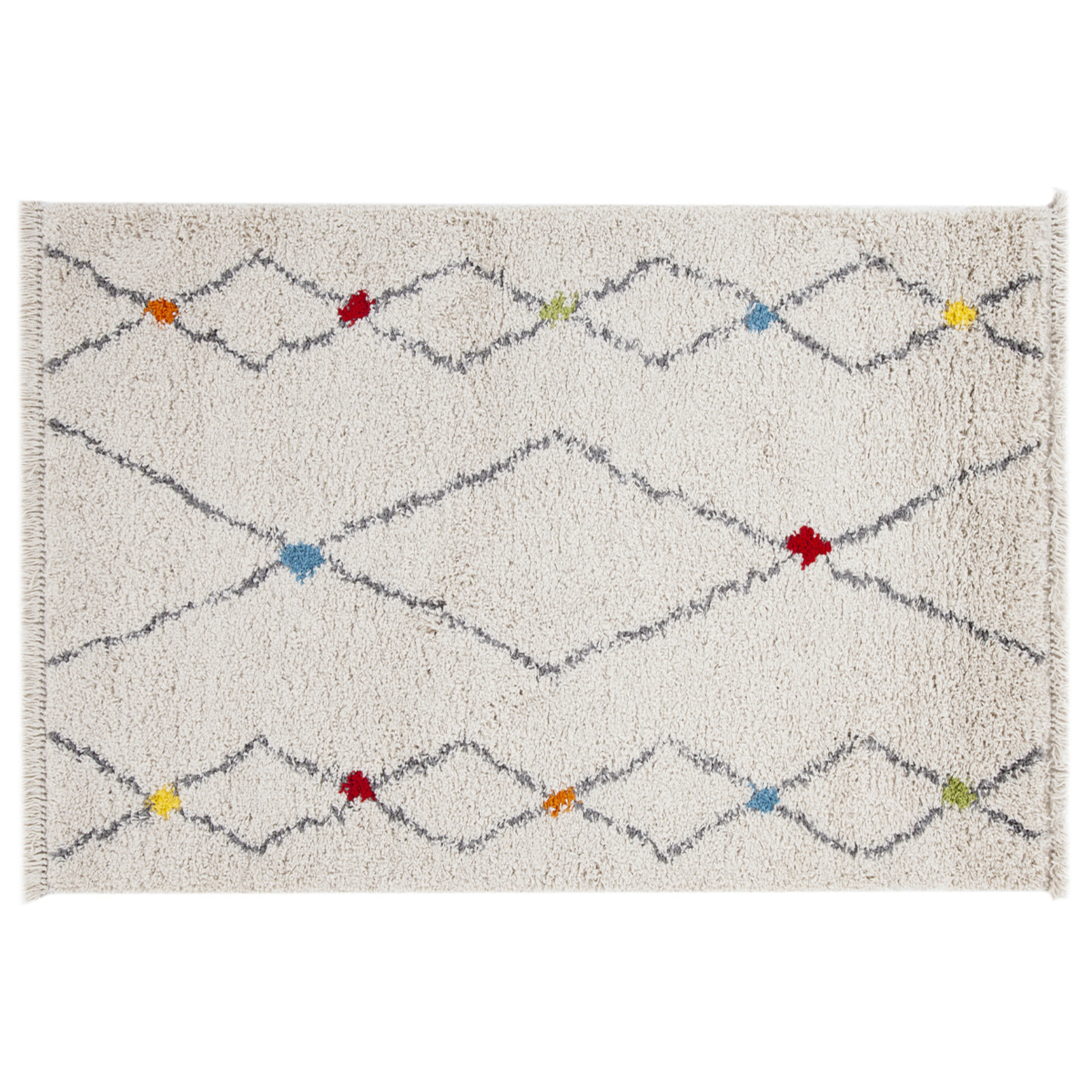 Tapis rectangulaire à motifs losanges 200 x 300 cm LIO