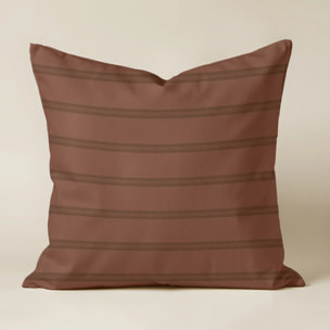 Housse de coussin Nua Terre cuite - 100% coton - Terre cuite - 50x50 cm