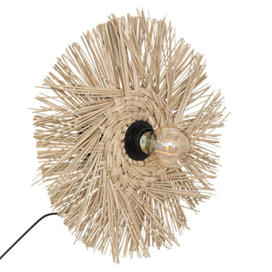 Applique murale "Tea" en paille D34cm