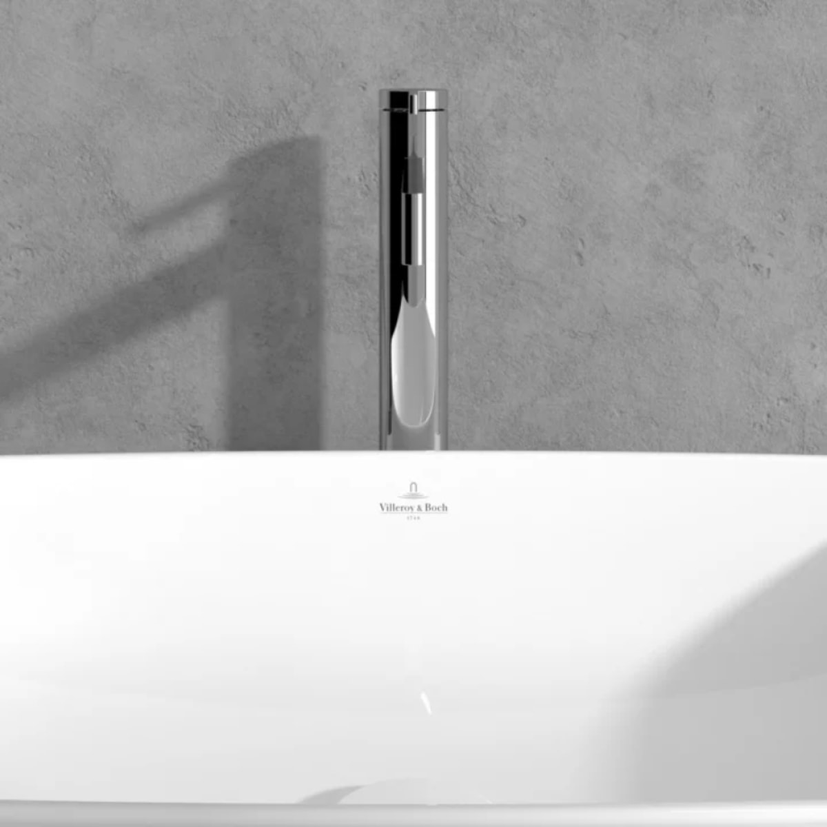 Mitigeur lavabo droit surélevé Dawn sans tirette Chrome