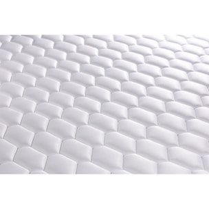 Ensemble Matelas Sommier 90x190 cm - Sommier Noir (déjà monté) - Energy