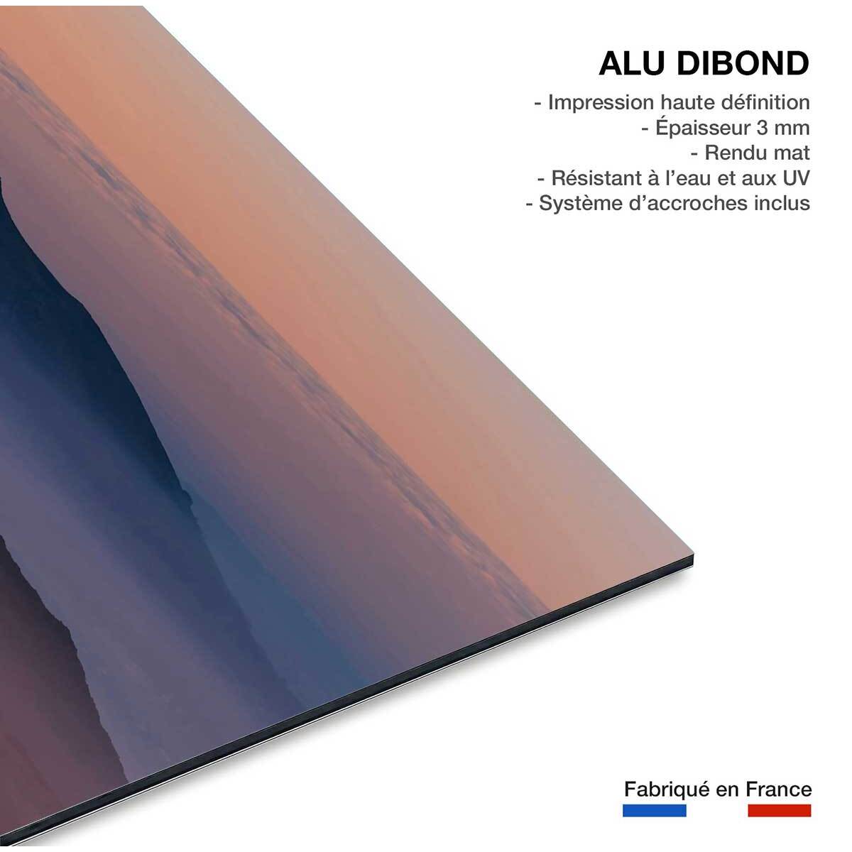 Tableau sud ouest au sommet de la rhune  Tableau alu Dibond