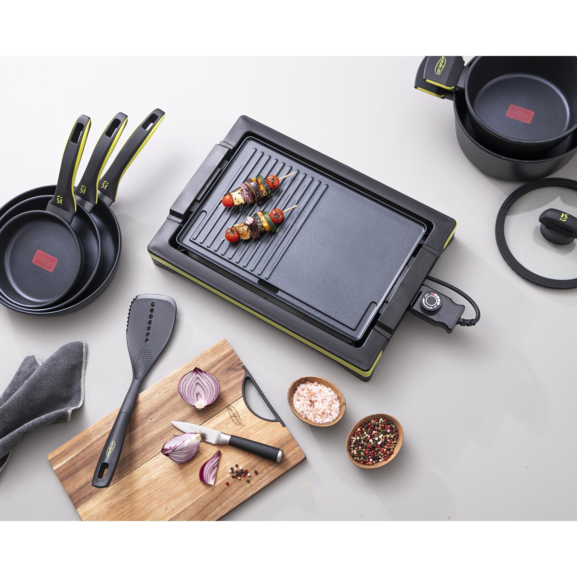 Plancha grill xtra de 2000w de 37x24,5cm antideslizante