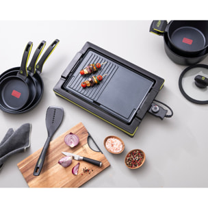 Plancha grill xtra de 2000w de 37x24,5cm antideslizante