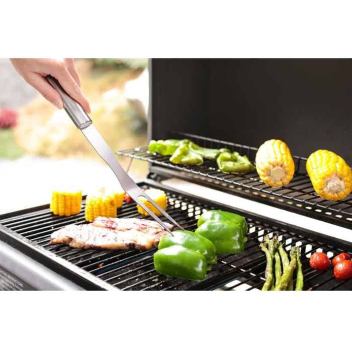 Ustensile barbecue ESSENTIELB Fourchette inox barbecue