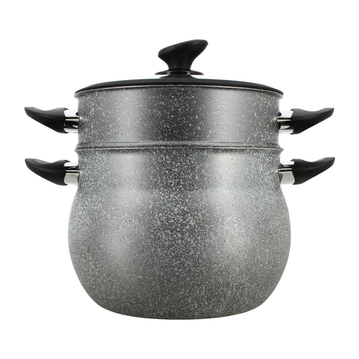 Couscoussier 9L en aluminium - tous feux