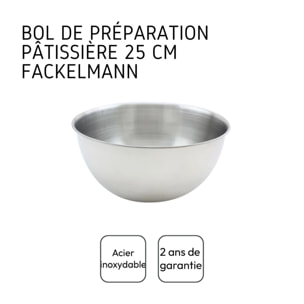 Bol à mixer en inox Fackelmann Basic