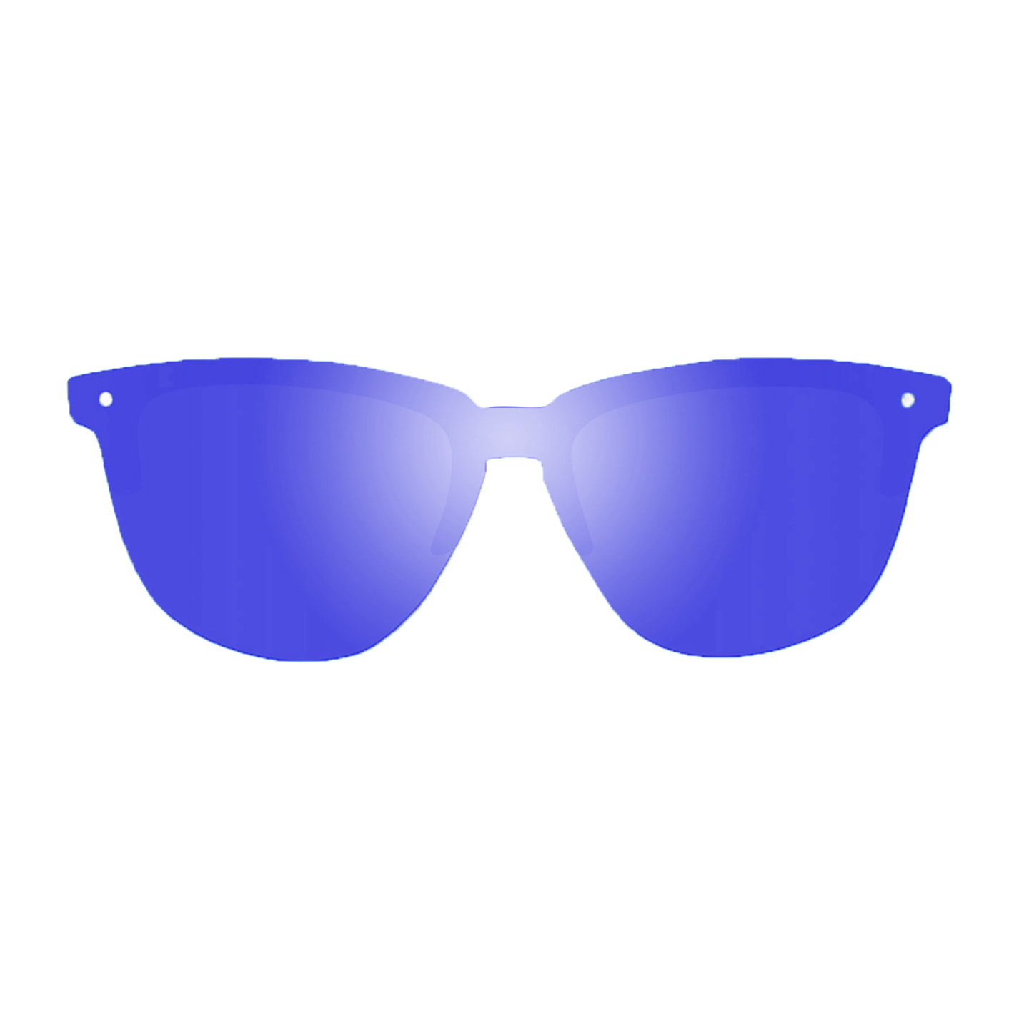 Gafas de sol OCEAN LAFITENIA - Negro mate / Plana azul revo