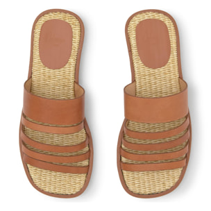 Sandalia plana slip-on Paloma 2cm