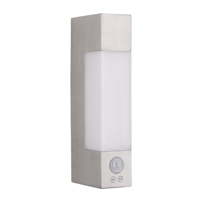 Forlight Aplique Ip44 Litus With Sensor Led 5,3W 4000K Acero Inoxidable 420Lm
