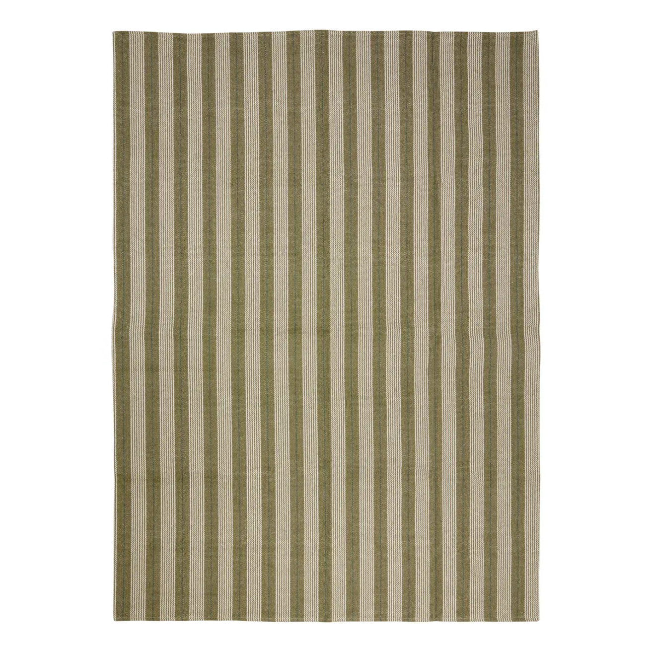 Tapis Groove 170x120cm rayé vert