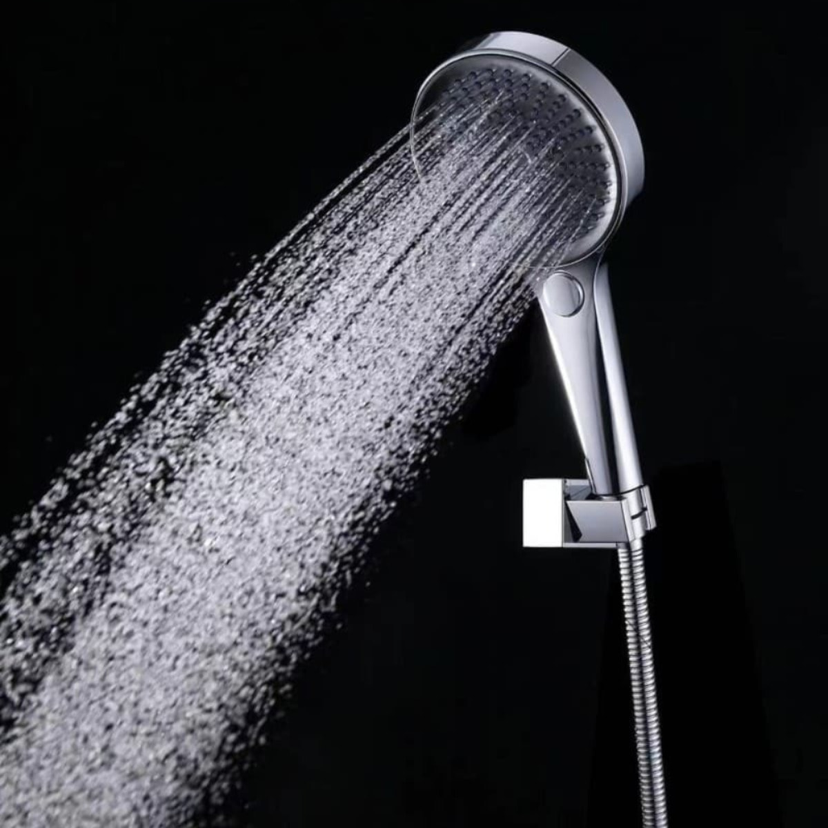 Douchette à main 3 jets,  diamètre 12,5 cm, noir mat (SATBSRS81C)