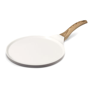 Mythic - Crépière 25.7 cm con rivestimento in ceramica bianca