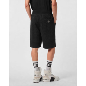 PHILIPP PLEIN Pantalones cortos de chándal MONOGRAM