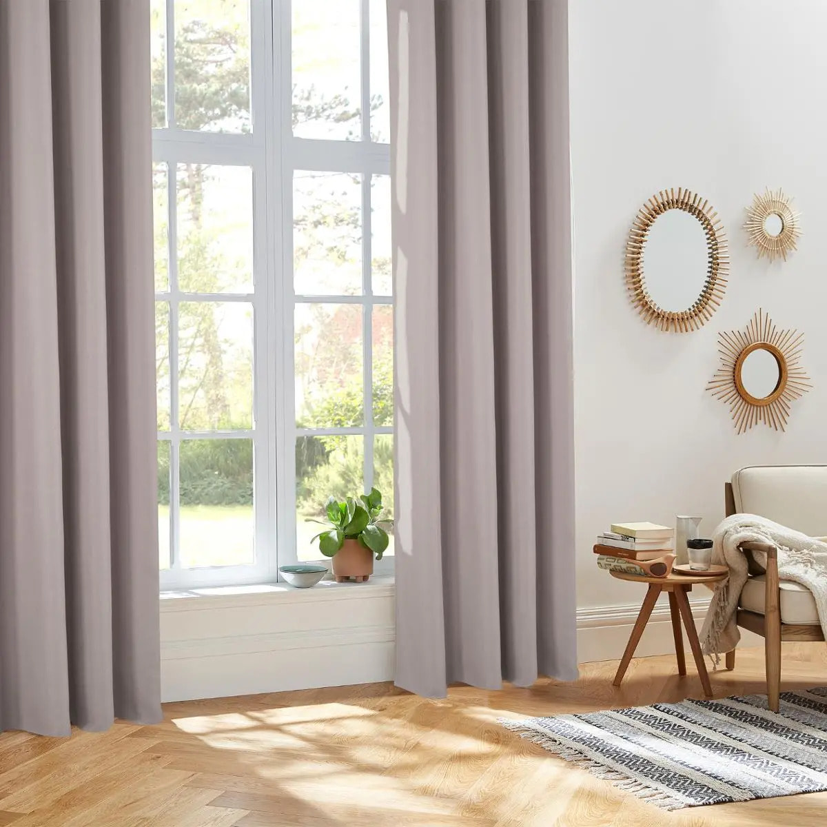 Rideau isolant "Isa" beige 140x260cm