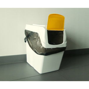Juego de 4 cubos de reciclaje 80L Prosperplast Sortibox, antracita