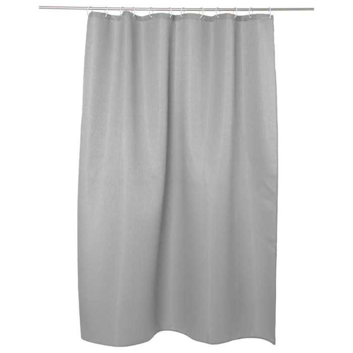 Rideau de douche 180x200cm Gris Modern Color