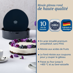 Moule à manqué fond amovible Dr Oetker Back Liebe