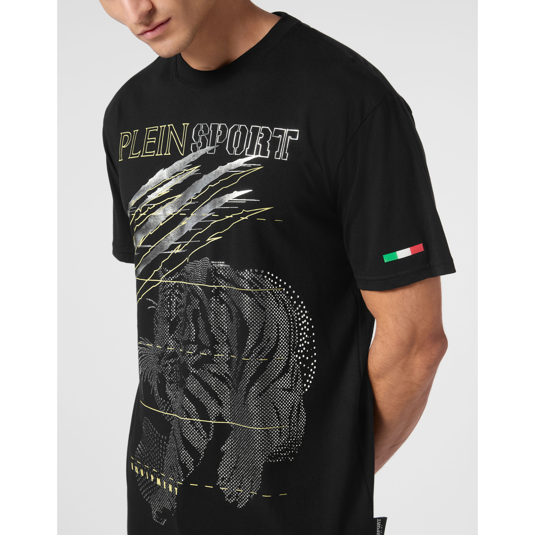PLEIN SPORT Camiseta Cuello Redondo TIGER