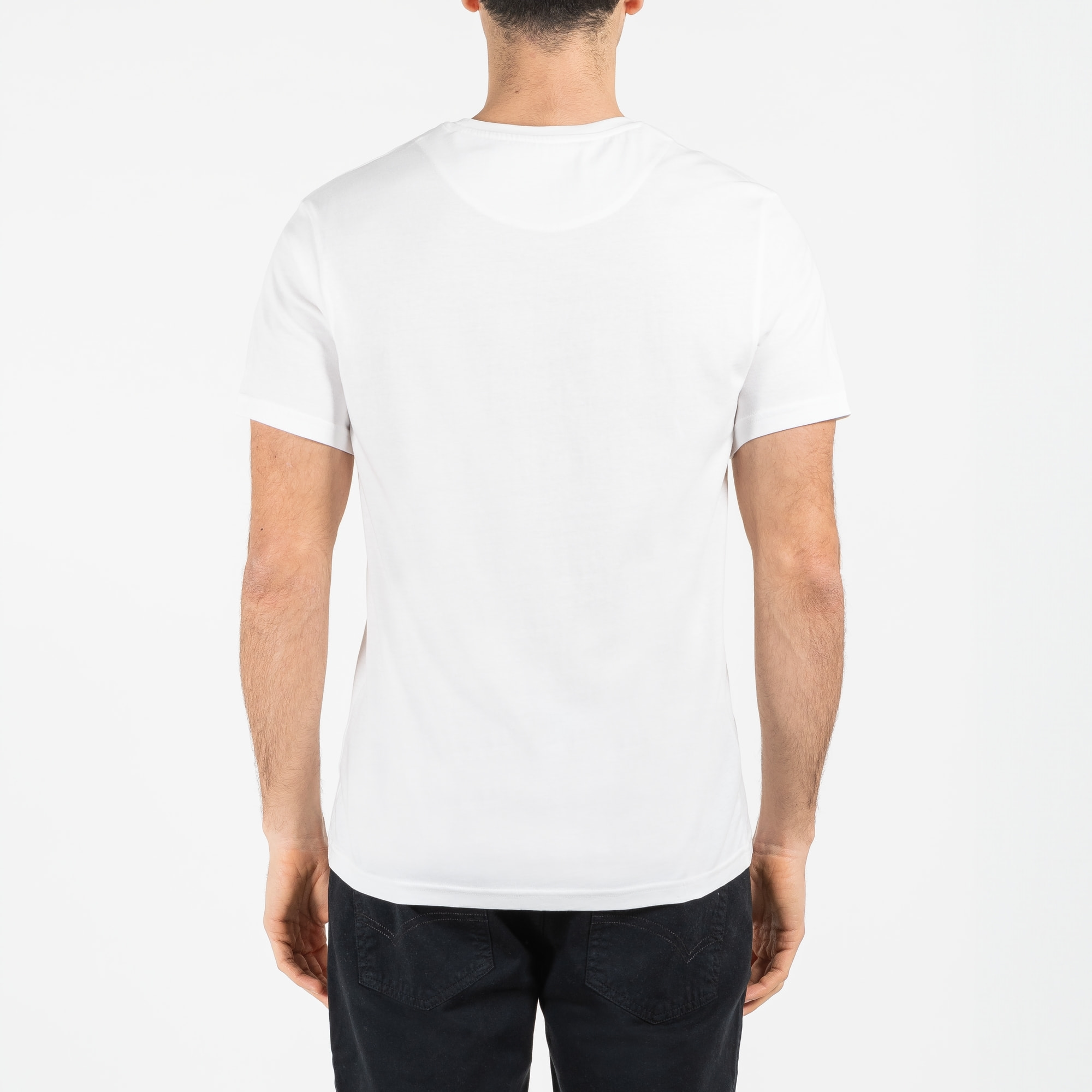 T-shirt jersey cotone organico con stampa narrow fit