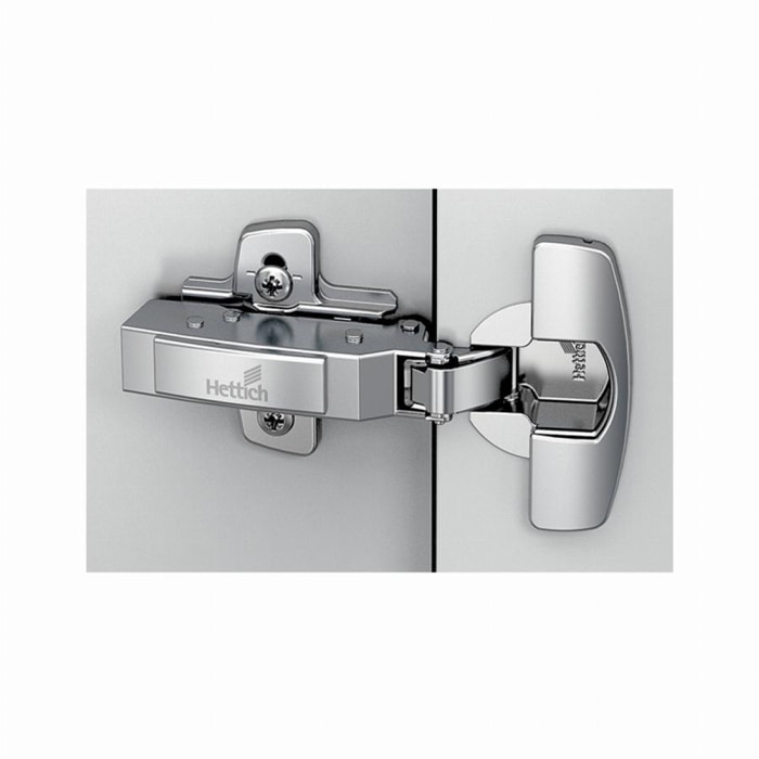 Charnière Sensys sans amortis. HETTICH Porte 15 à 32mm 110° montage central à visser - 9091590