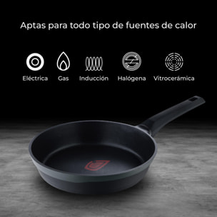 Juego de 3 Sartenes Ø20Ø24Ø28cm en Aluminio fundido con revestimiento antiadherente y mango Soft Touch GASTRO REECO MasterPRO