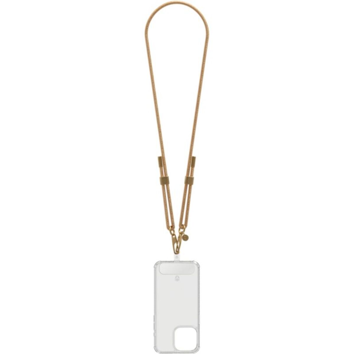 Cordon téléphone FORCE CASE Cordon Paillette champagne