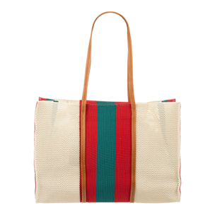 Borbore Bolso shopper Mujer. Fabricado en rafia sintética entrelazada.