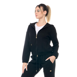 Tuta da donna con cappuccio e zip non felpata Leone Chic Boxing