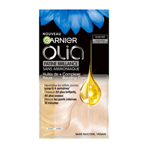 Garnier Olia Patine Brillance Coloration Semi-Permanente Blond Irisé 120ml