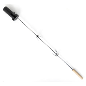 Kit tournebroche 63 cm pour barbecue