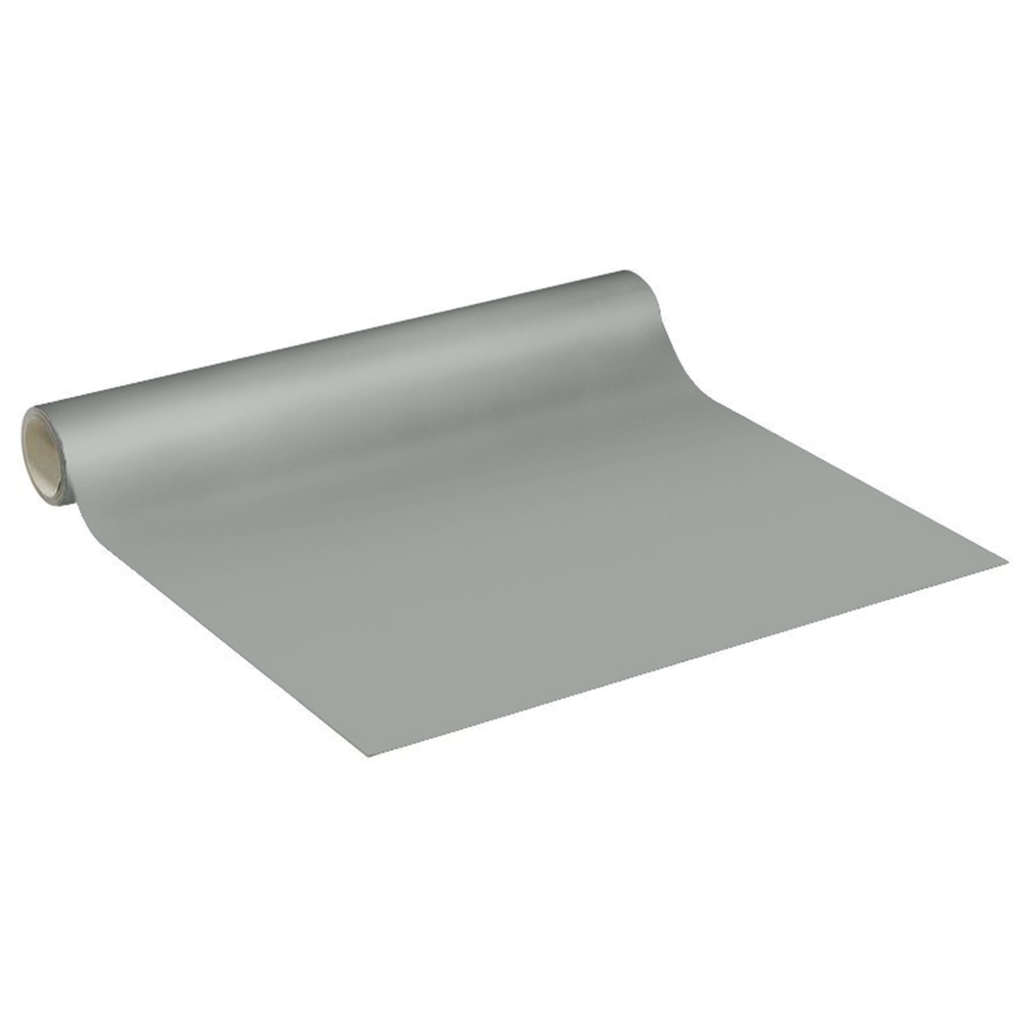 Rouleau adhésif décoratif Vinyle au Mètre - Gris clair - Sticker Lavable Imperméable Mur Cuisine Meubles